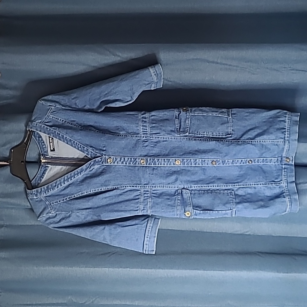 Fashion Nova Jean Dress Medium